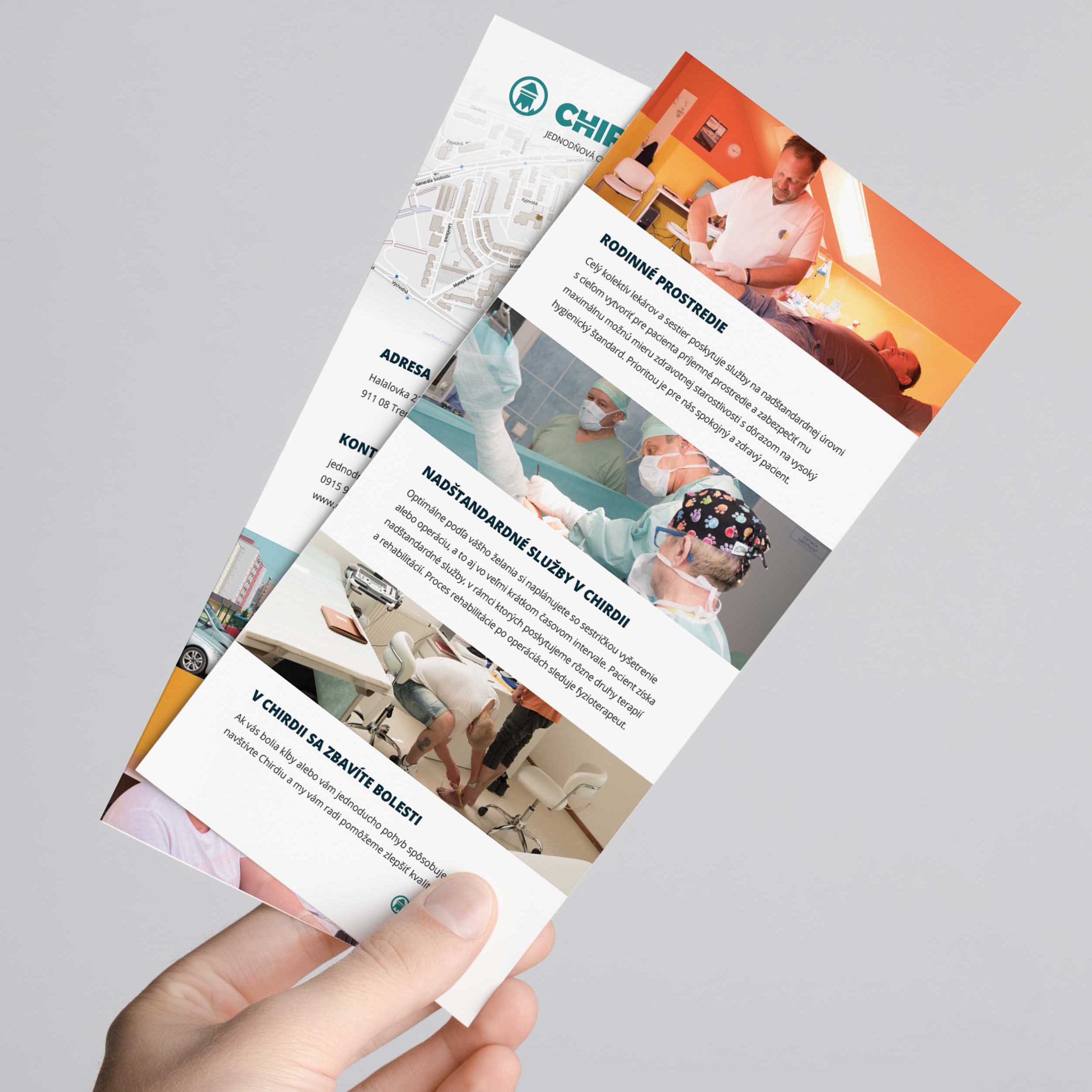 A leaflet outlining a one-day clinic