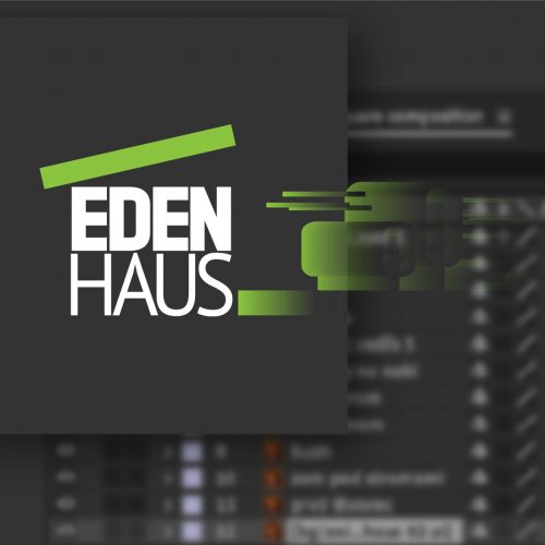 Logo motion graphic Eden Haus, case study