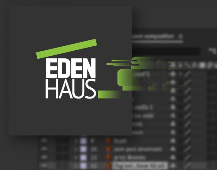 Logo motion graphic Eden Haus, case study